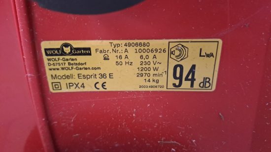 Elektrorasenmäher