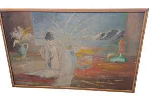 Gemälde Geisha K