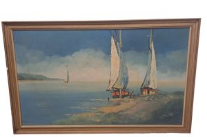 Gemälde Segelboote K