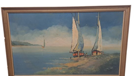 Gemälde Segelboote K