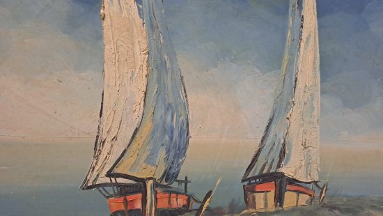 Gemälde Segelboote K