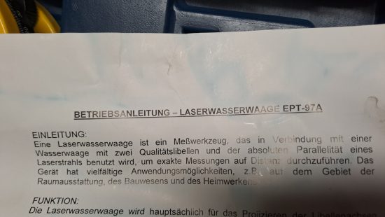 Nivelliergerät G