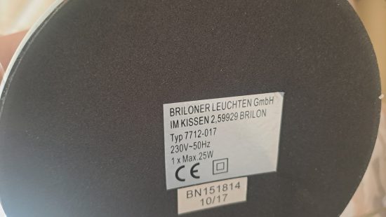 Nachttischlampen W1