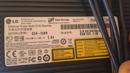 DVD Rewriter W2