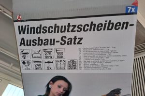 Windschutzscheiben Ausbausatz