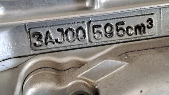 Motorrad FIN: 3UX 0013900
