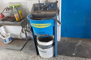 Lackierreinigungsstation