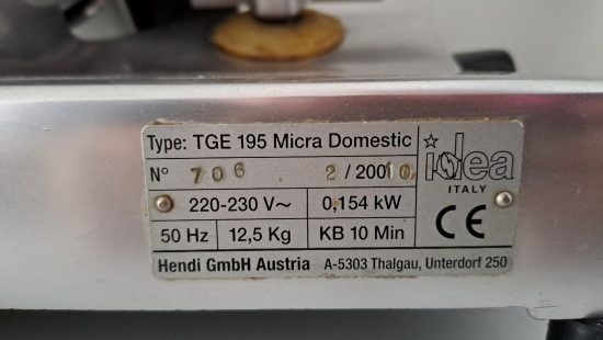 Aufschnittmaschine