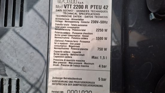 Vaporetto Dampfreiniger