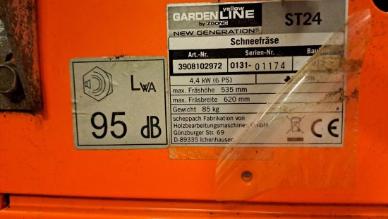 Schneefräse