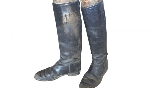 Paar Offiziersstiefel DB