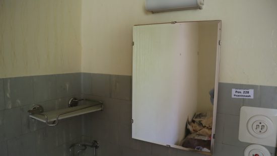 Waschplatz mit Zubehör