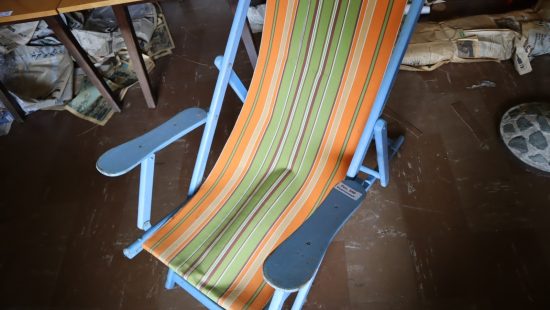 Retro-Liegestuhl 