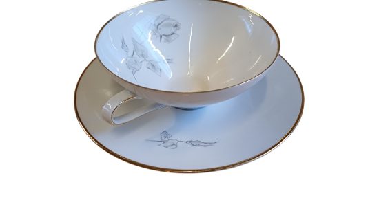 Suppentasse mit Untertasse