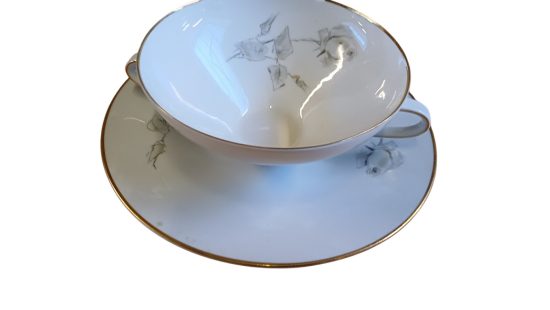 Suppentasse mit Untertasse