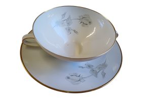 Suppentasse mit Untertasse