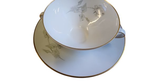 Suppentasse mit Untertasse