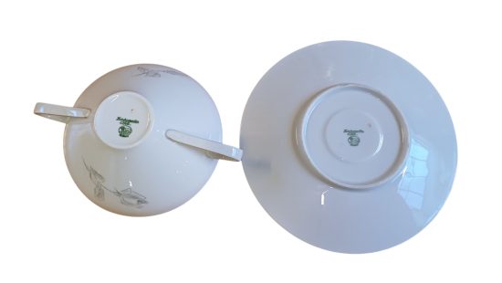 Suppentasse mit Untertasse