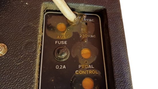 Retro elektronisches Klavier