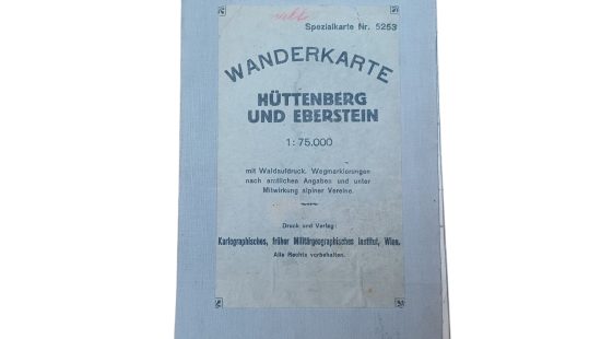 Historische Wanderkarte