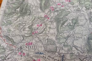 Historische Wanderkarte