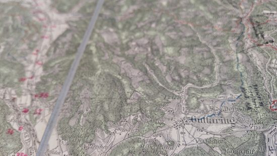 Historische Wanderkarte