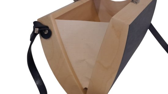 Holzhandtasche