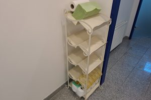 Metallregale WC