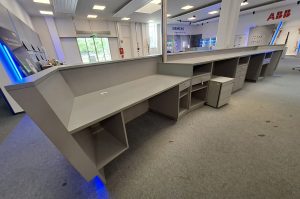 Beleuchtbare Empfangstheke