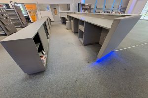 Beleuchtbare Empfangstheke