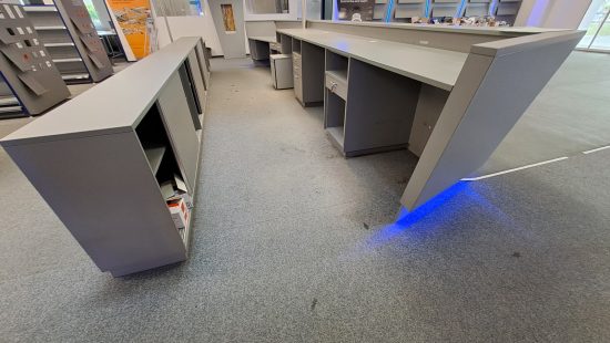 Beleuchtbare Empfangstheke
