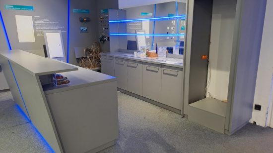 Beleuchtbare Theke