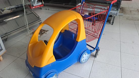 Kinder Einkaufswagenauto