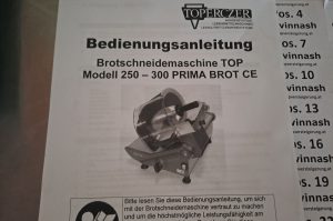 Brotschneidemaschine