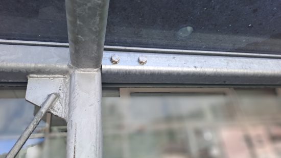 Einhausung für Einkaufswagen