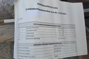 Doppelschaukelanbauteil