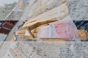 Einzelschaukel mit Kletterteil