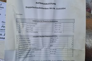 Doppelschaukelanbauteil