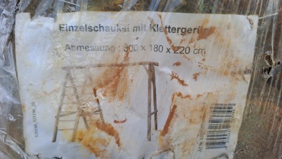 Einzelschaukel mit Kletterteil