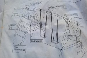 Doppelschaukel mit Klettergerüst