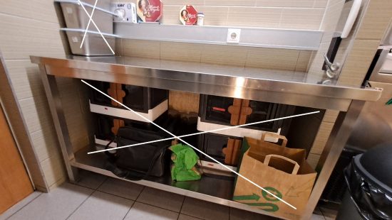 Gastro Arbeitstisch