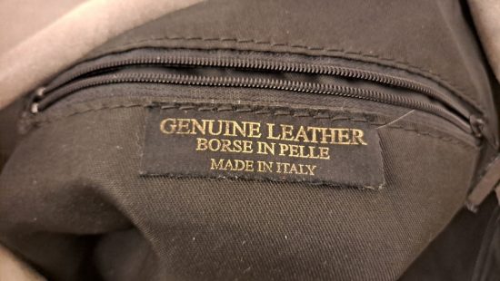 Lederhandtasche
