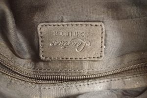 Lederhandtasche