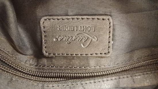 Lederhandtasche