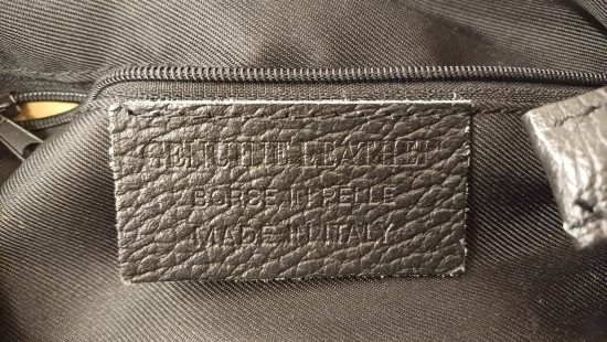 Lederhandtasche