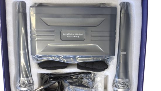 Professional wireless microphone
