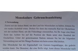 Monokular