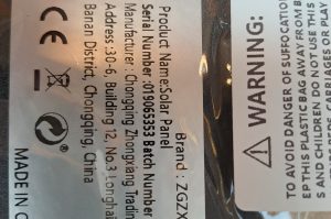 Tragbare Solaranlage