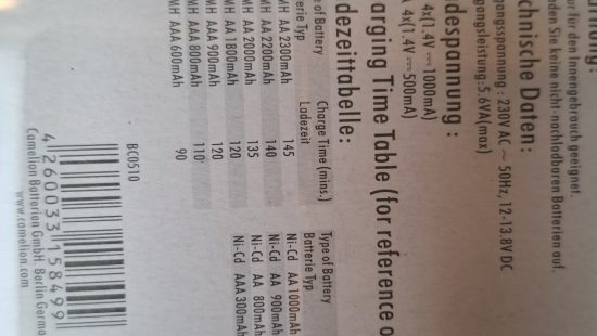 Schnelladegerät