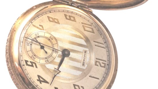 Goldene Taschenuhr